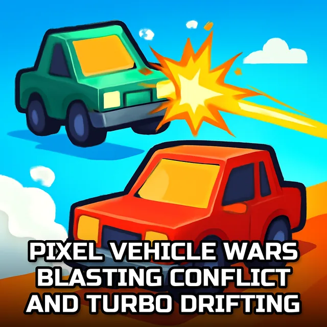 Pixel Vehicle Wars Blasting Conflict And Turbo Drifting - Tokyo Drift game