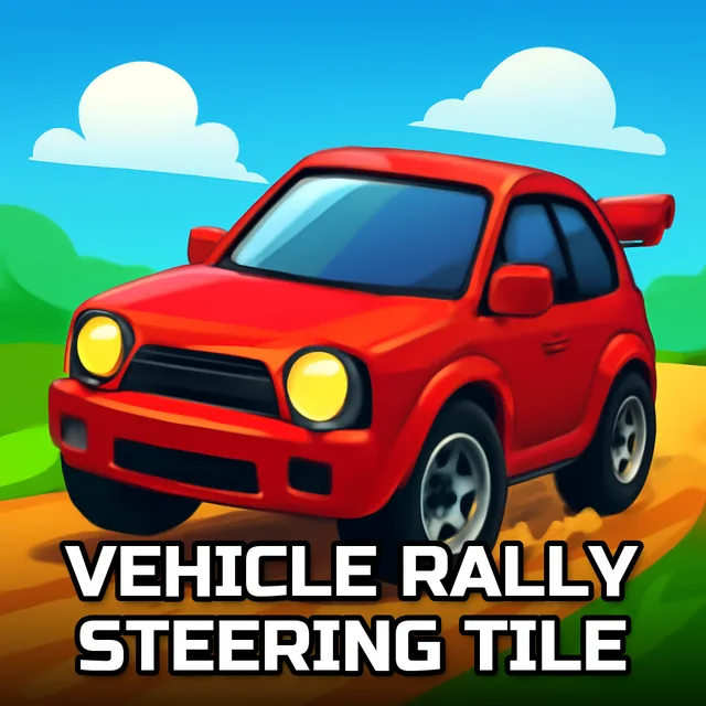 Vehicle Rally Steering Tile - Rally Racing game